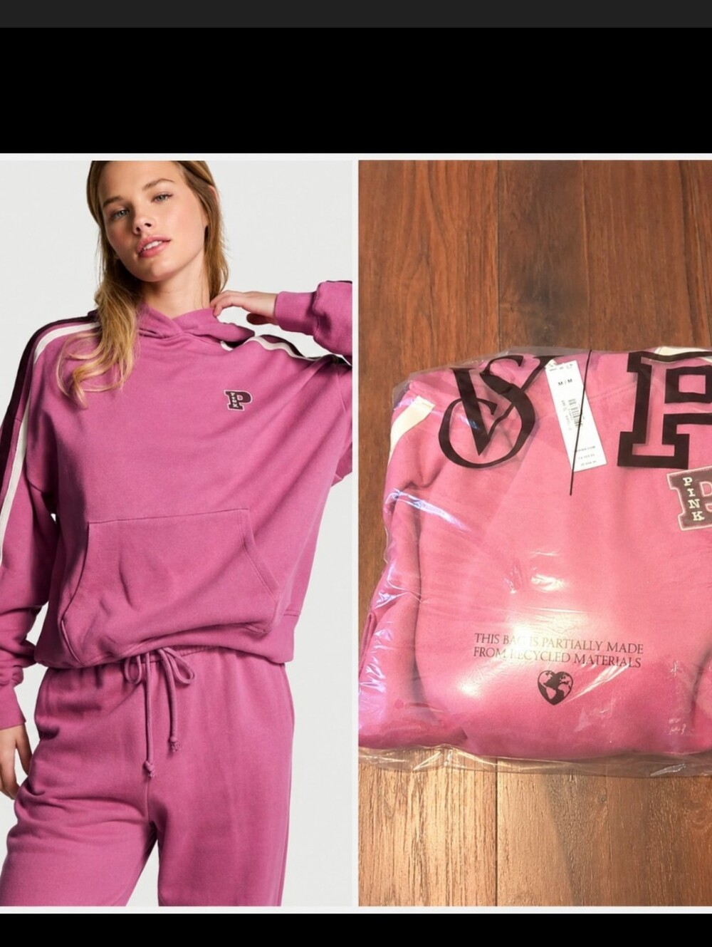 New Victoria secret Ivy Fleece Campus Hoodie